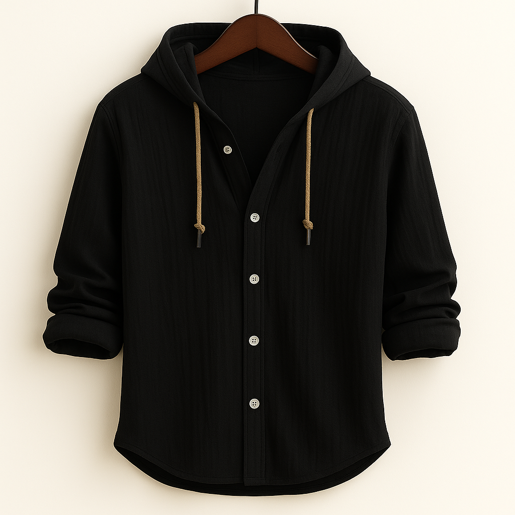 LANGFORD | HOODED SHIRT JACKET