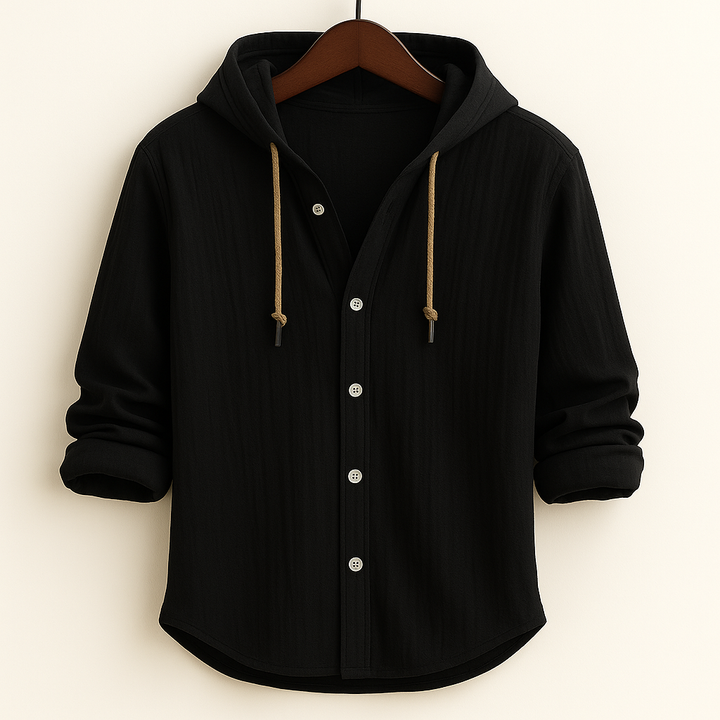 LANGFORD | HOODED SHIRT JACKET