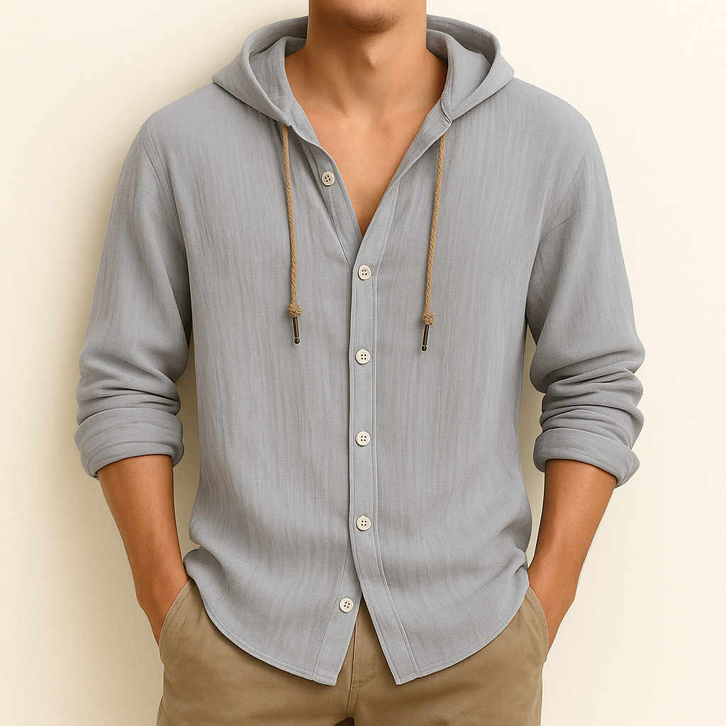 LANGFORD | HOODED SHIRT JACKET