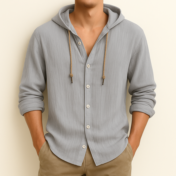 LANGFORD | HOODED SHIRT JACKET