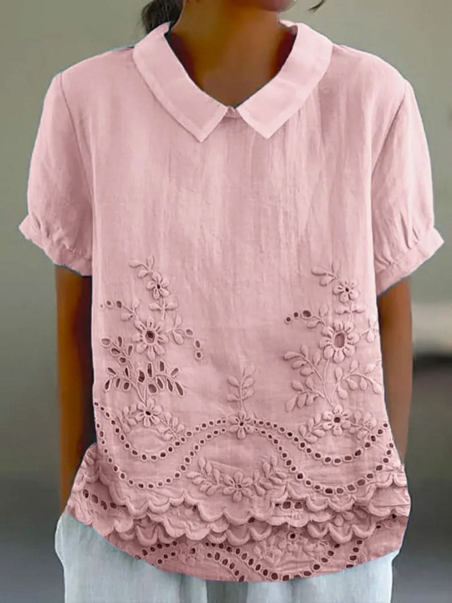 LILY | BLOOM EMBROIDERED TOP