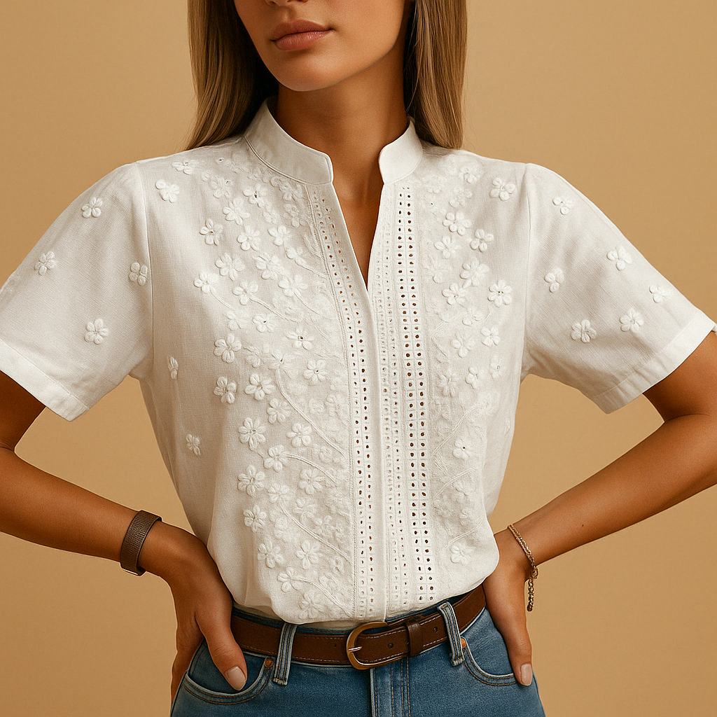AURELINE | TAILORED WHITE TOP