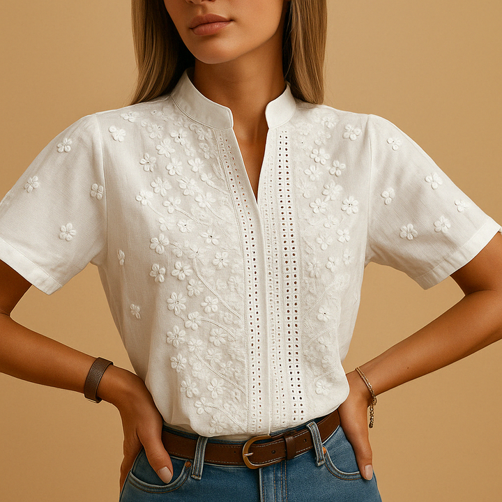 AURELINE | TAILORED WHITE TOP