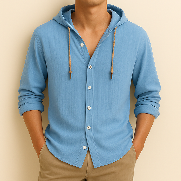 LANGFORD | HOODED SHIRT JACKET