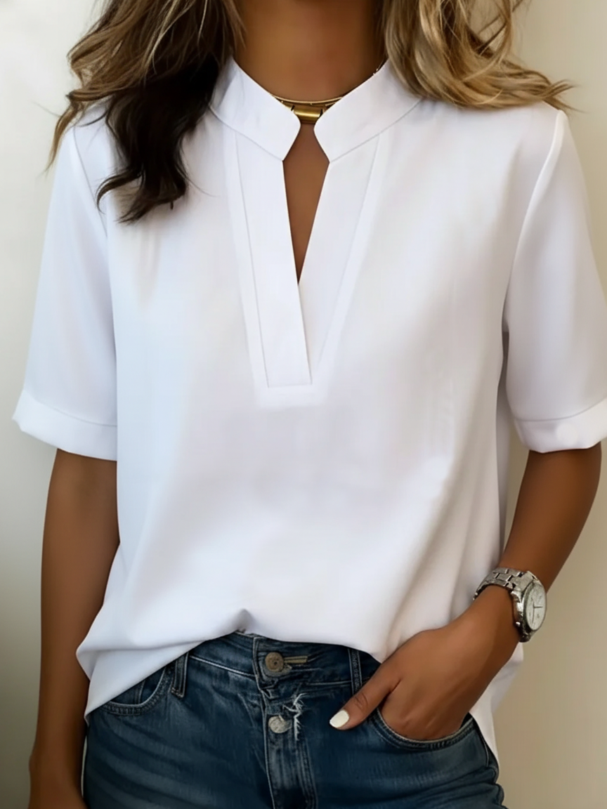 BEATRICE | V-NECK BLOUSE