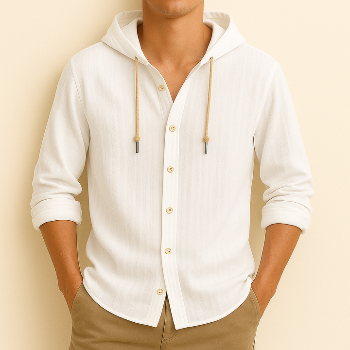 LANGFORD | HOODED SHIRT JACKET