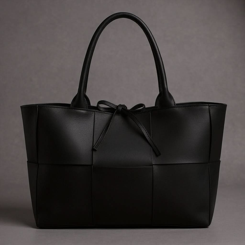 SOPHISTICATED LEATHER TOTE