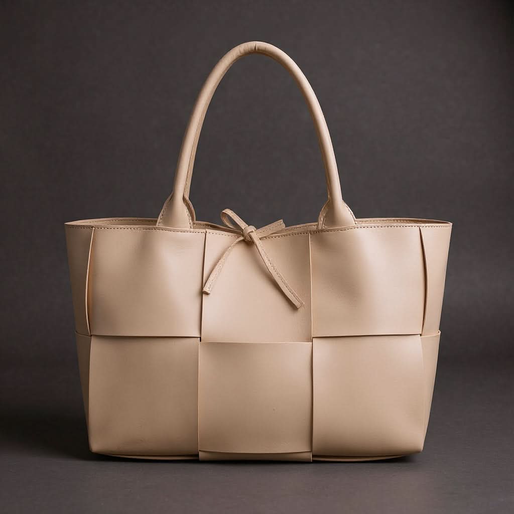 SOPHISTICATED LEATHER TOTE