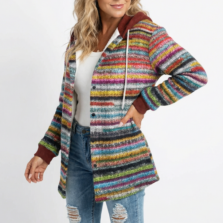 HIGHLAND | PLAID HOODED COAT