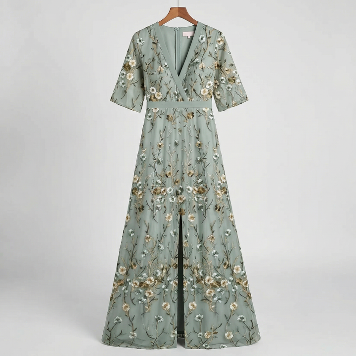 MARISA | ELEGANT FLORAL DRESS