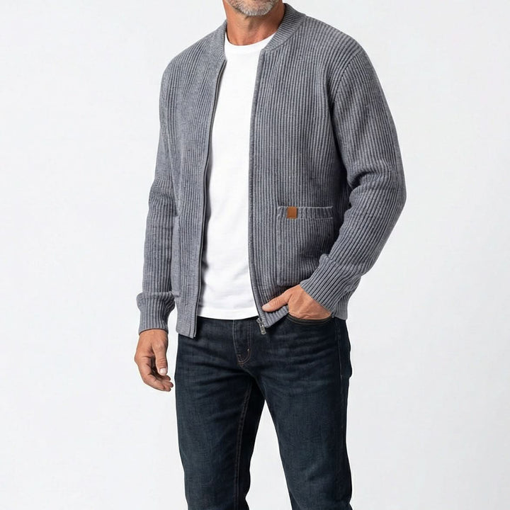 NOVA | RIB KNIT JACKET