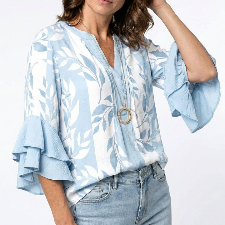 ELENORA | WHISPER RUFFLE BLOUSE