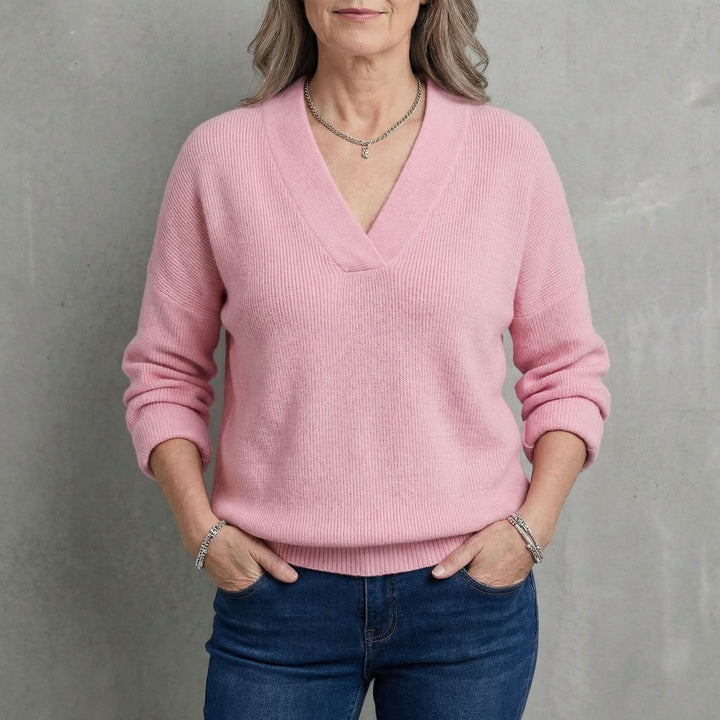 ROSEMERE | RELAXED V-NECK KNIT
