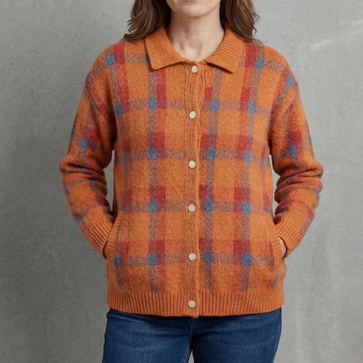 VIVIENNE | RETRO CHECK SWEATER