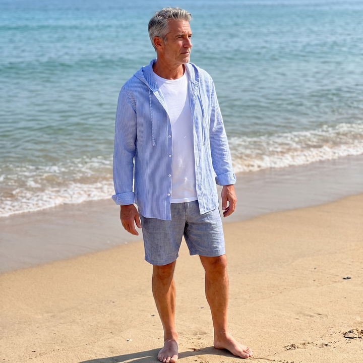 NOVA | LINEN HOODIE