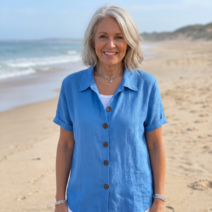 KAROO CAPE TOWN | BUTTON FRONT BLOUSE