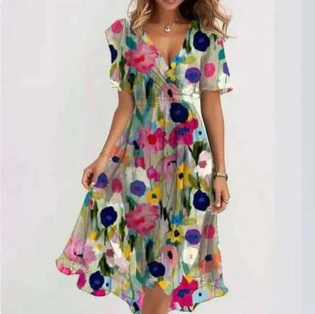 LUNETH | FLUID V DRESS