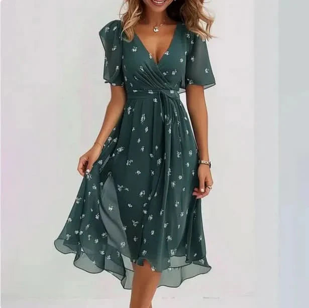 LUNETH | FLUID V DRESS