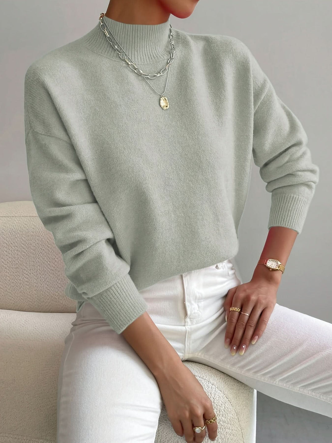SERAPHINE | ROLL NECK JUMPER