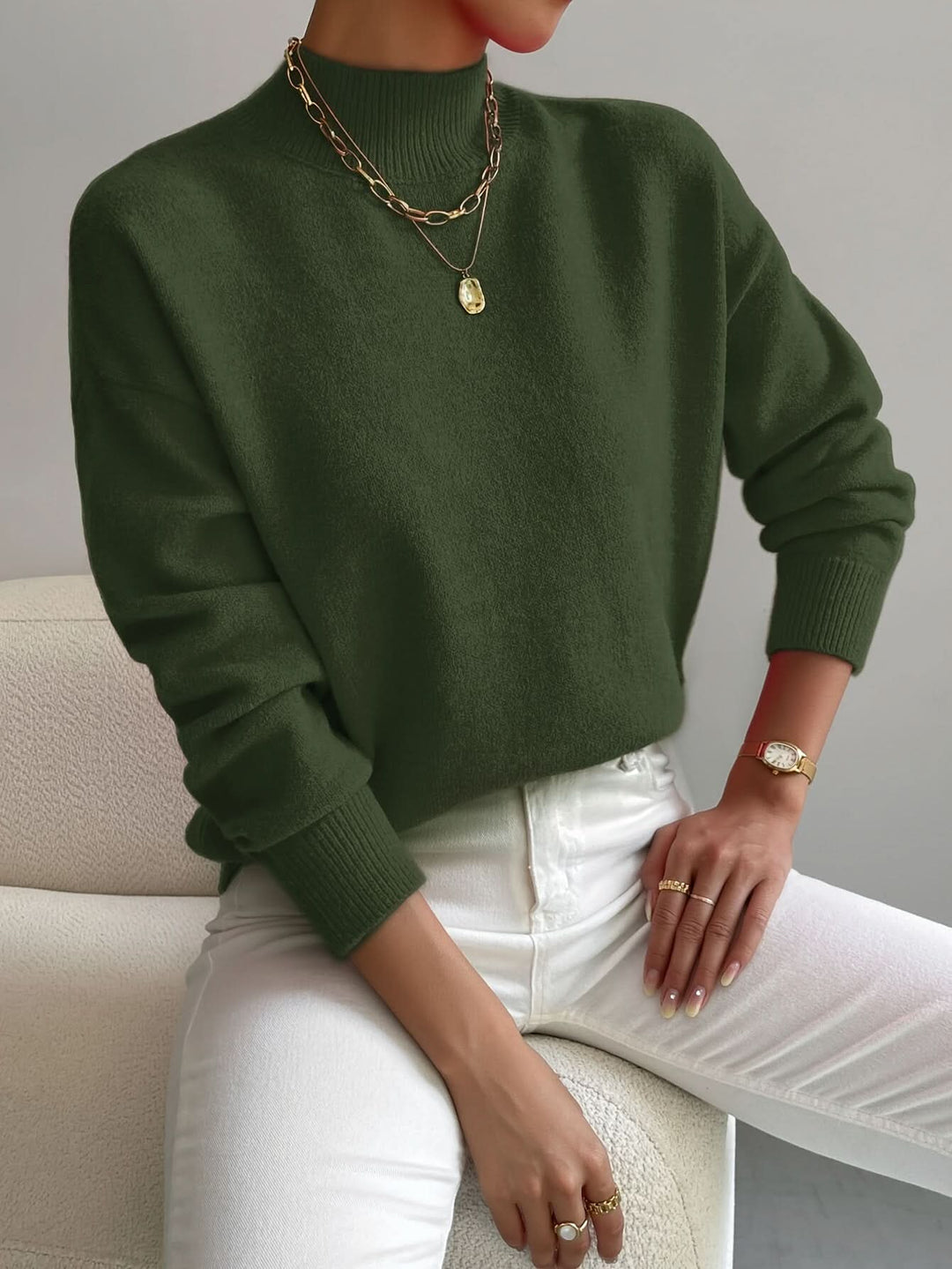 SERAPHINE | ROLL NECK JUMPER