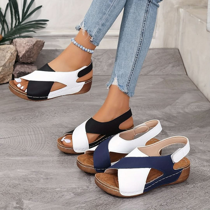 ELINA | COMFORT WEDGE SANDALS