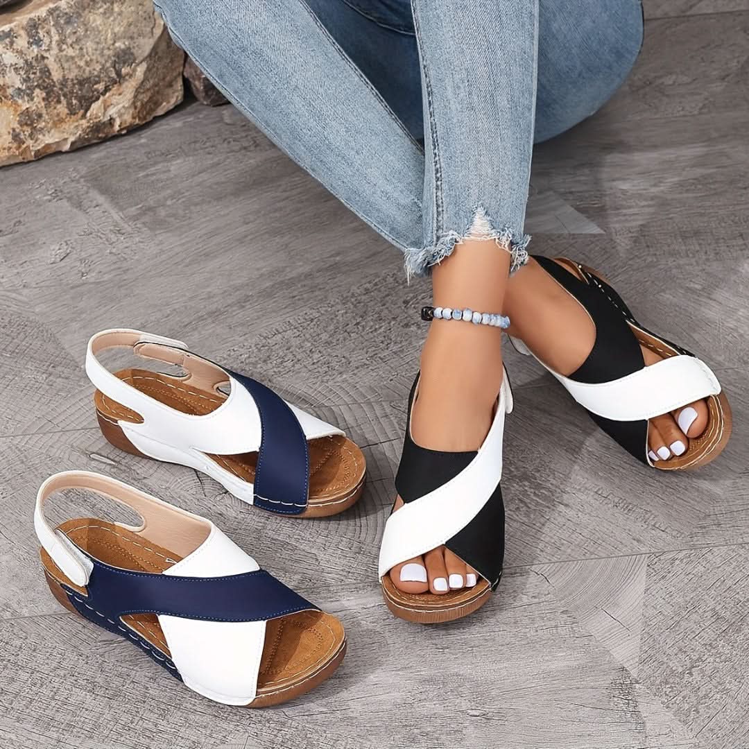 ELINA | COMFORT WEDGE SANDALS